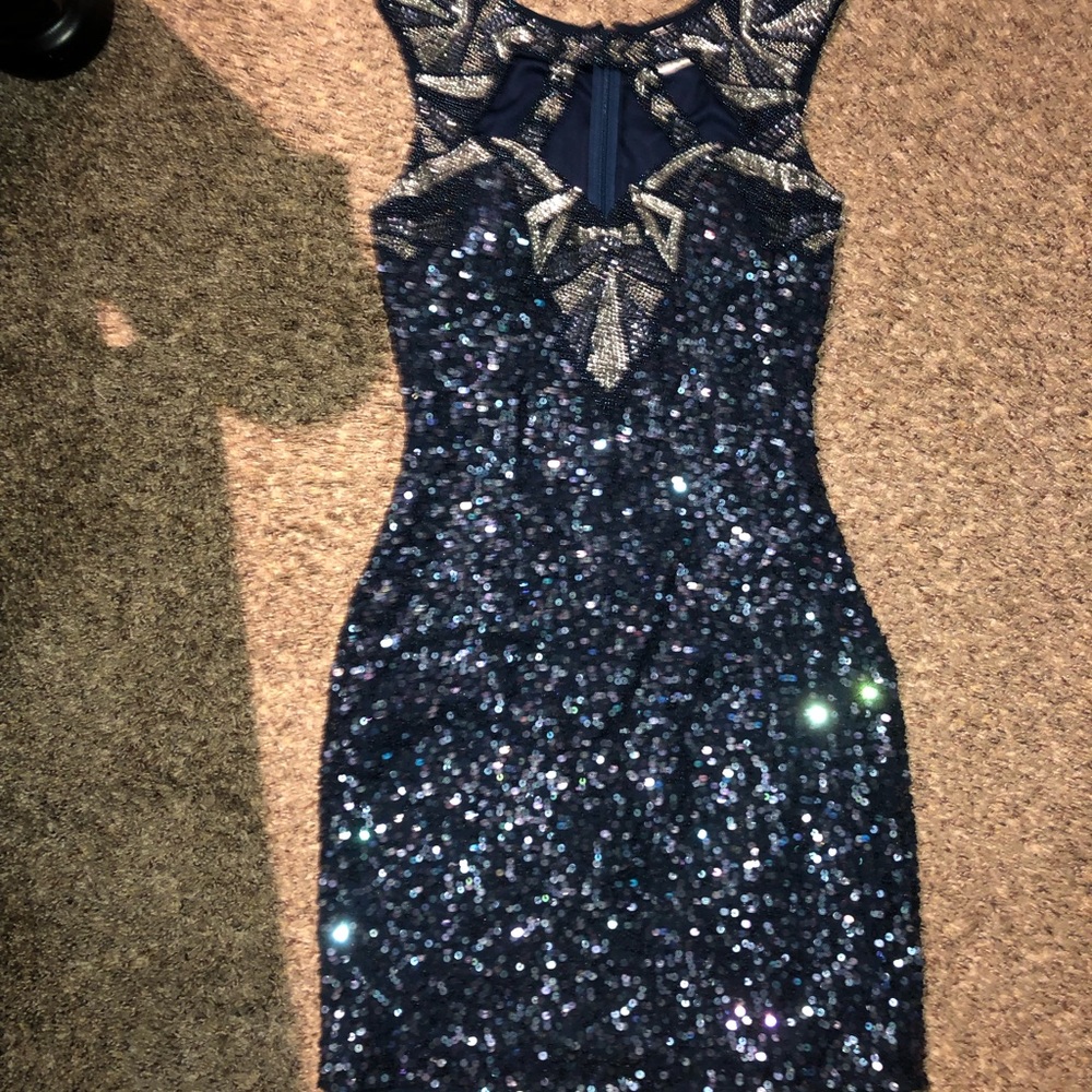 Sparkly homecoming formal dress